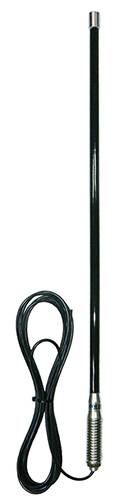 AM/FM radio receive spring base vehicle antenna, 5m cable, solderless car radio connector, receive only – 750mm